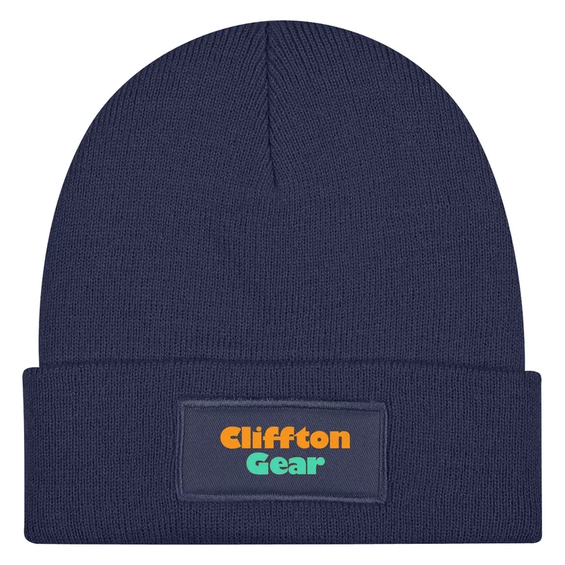 Patch rPET Knit Beanie With Cuff — view 13