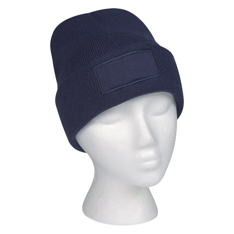 Patch rPET Knit Beanie With Cuff — view 17