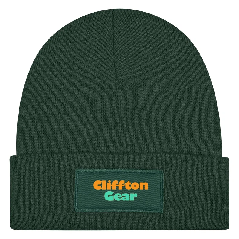 Patch rPET Knit Beanie With Cuff — view 8