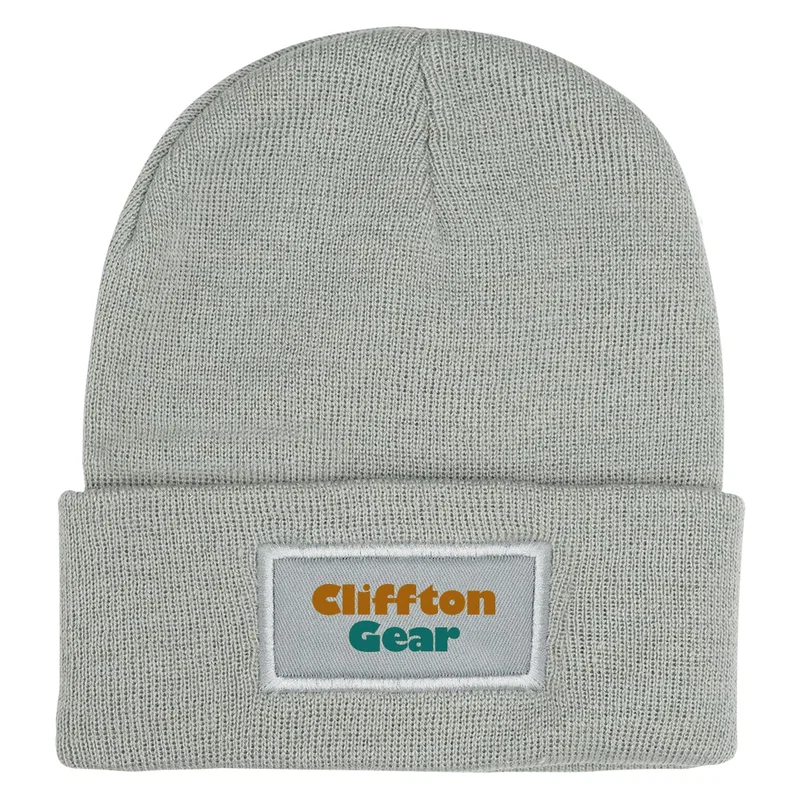 Patch rPET Knit Beanie With Cuff — view 9