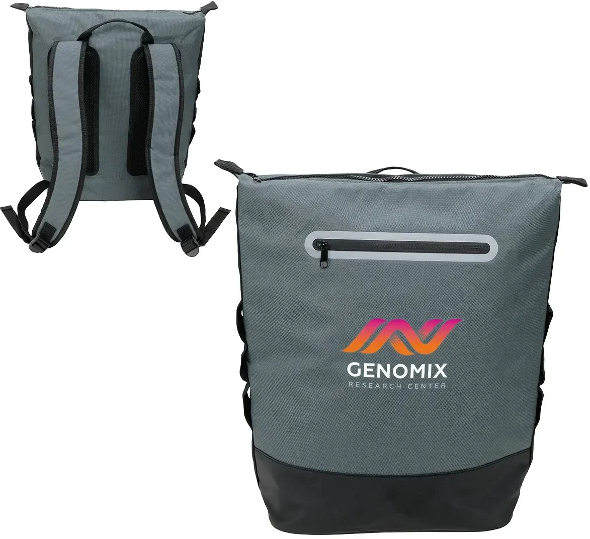 Pathfinder 24-Can Cooler Backpack, custom cooler bag with logo, front view