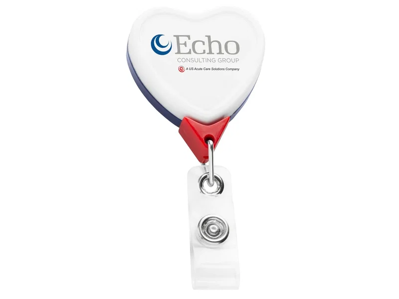 Patriot ID Badge Reel with 360º Swivel Alligator Clip (Available in 6 Shapes) — view 8