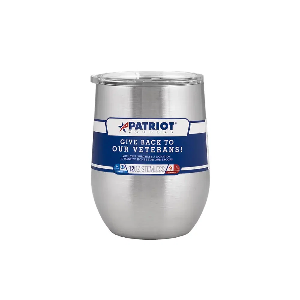 Patriot Stemless 12oz Wine Tumbler — view 2