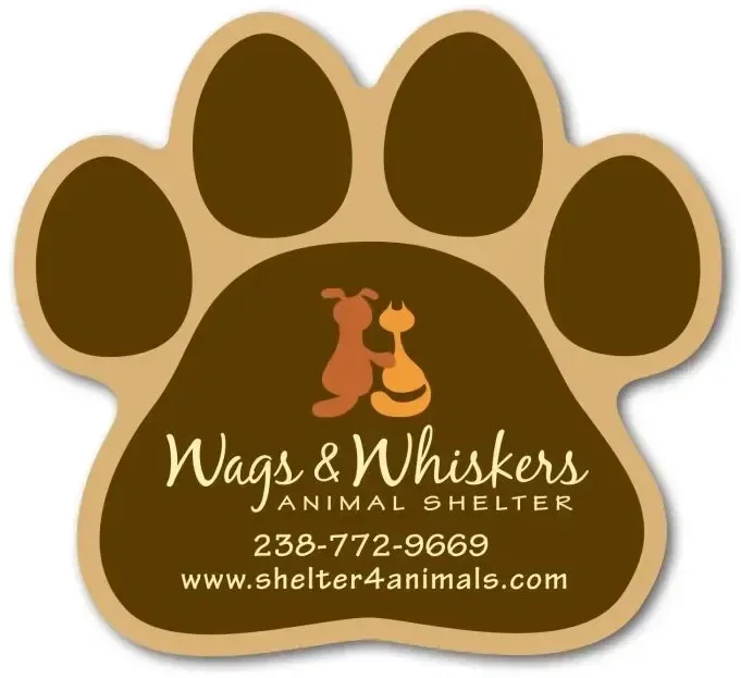 Logo Paw Print Magnet
