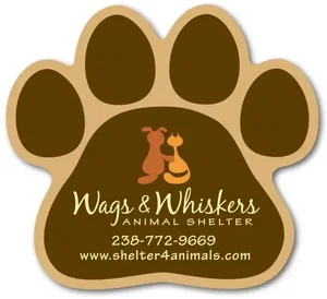 Logo Paw Print Magnet
