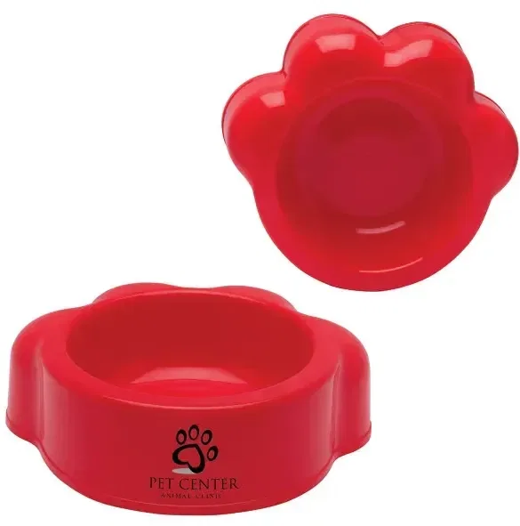 Custom Paw Shaped Pet Bowl — view 3