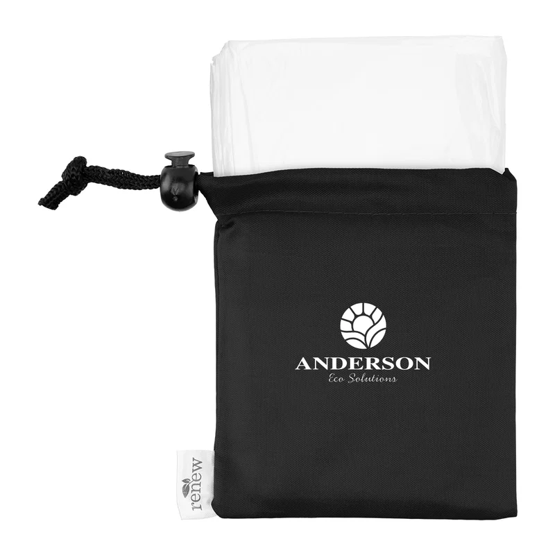 PE Poncho With rPET Pouch — view 2