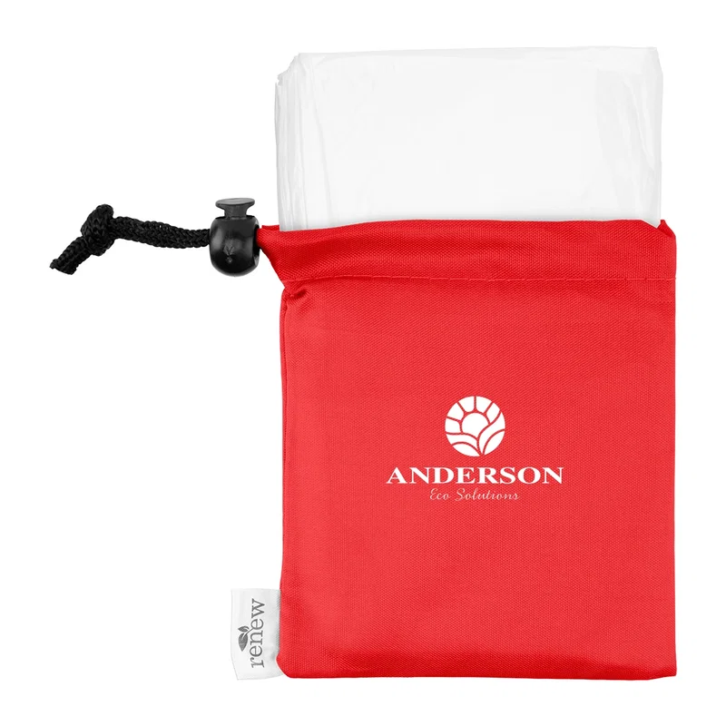 PE Poncho With rPET Pouch — view 3