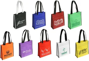 Peak Non-Woven Tote Bag with Pocket
