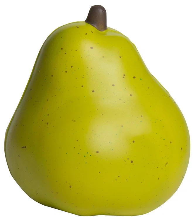 Custom Printed Pear Stress Reliever — view 2