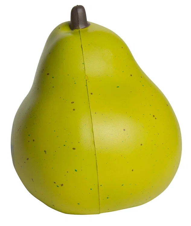 Custom Printed Pear Stress Reliever — view 3