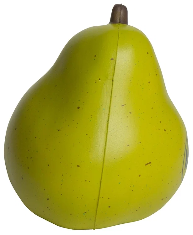 Custom Printed Pear Stress Reliever — view 6