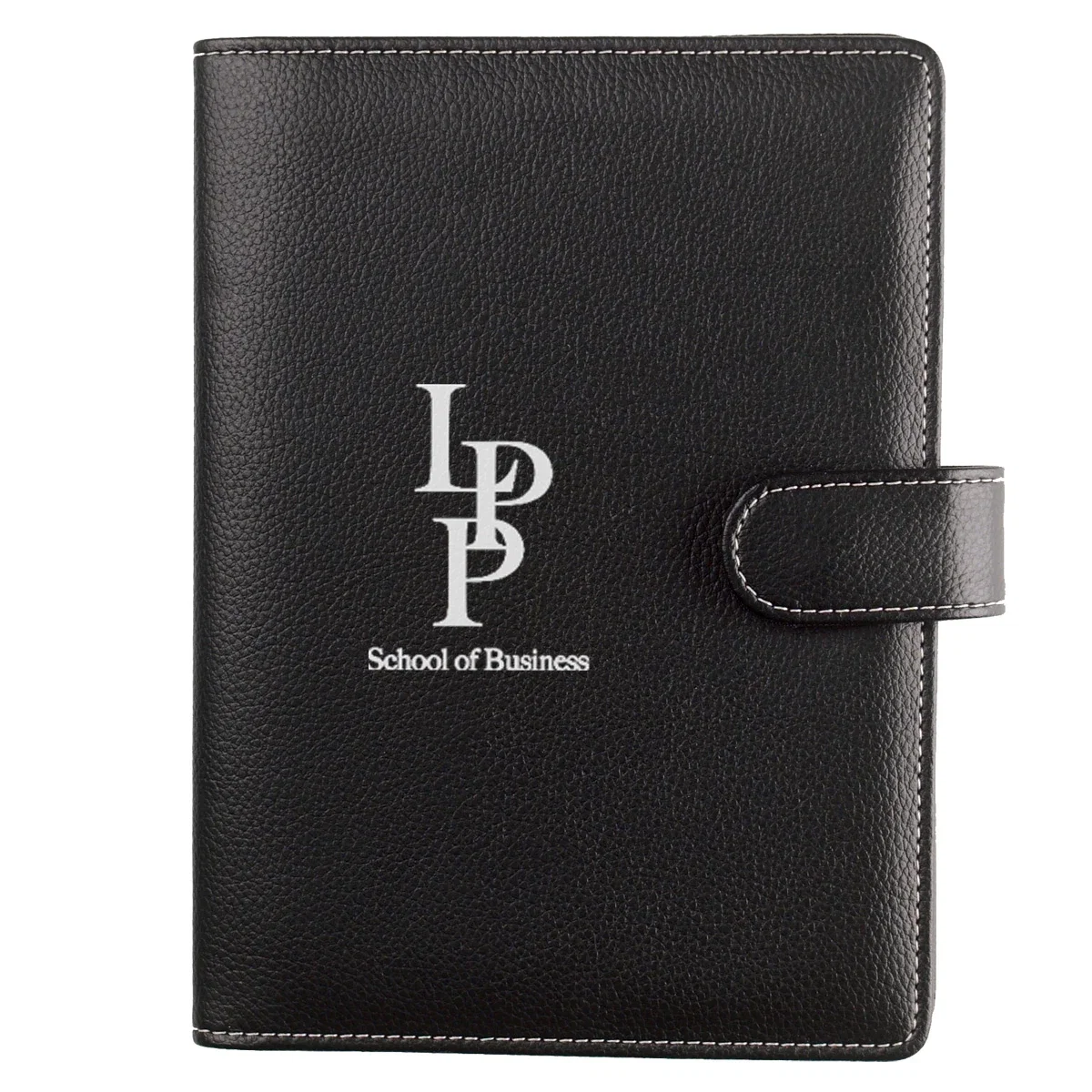 Back of the portfolio shown with a smooth surface