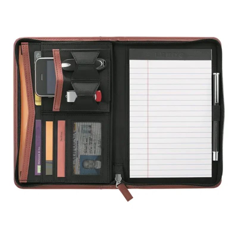 Pedova™ Jr. Zippered Padfolio with FSC® Mix Paper — view 10