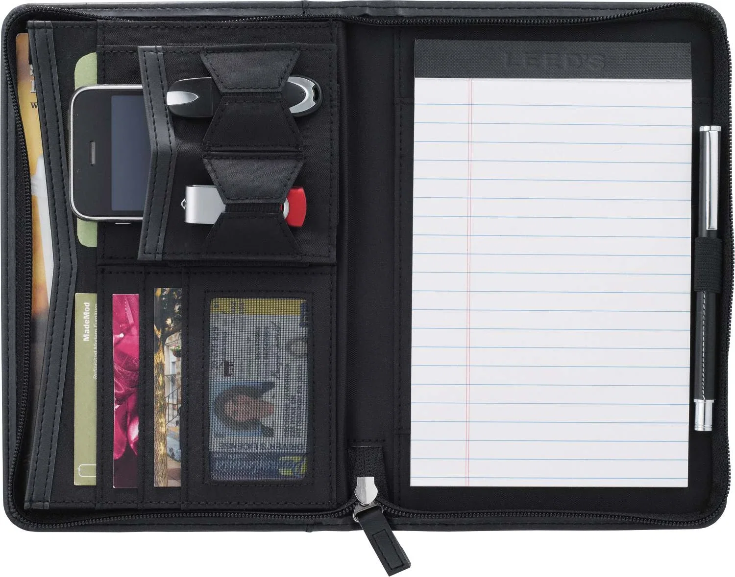 Pedova™ Jr. Zippered Padfolio with FSC® Mix Paper — view 13
