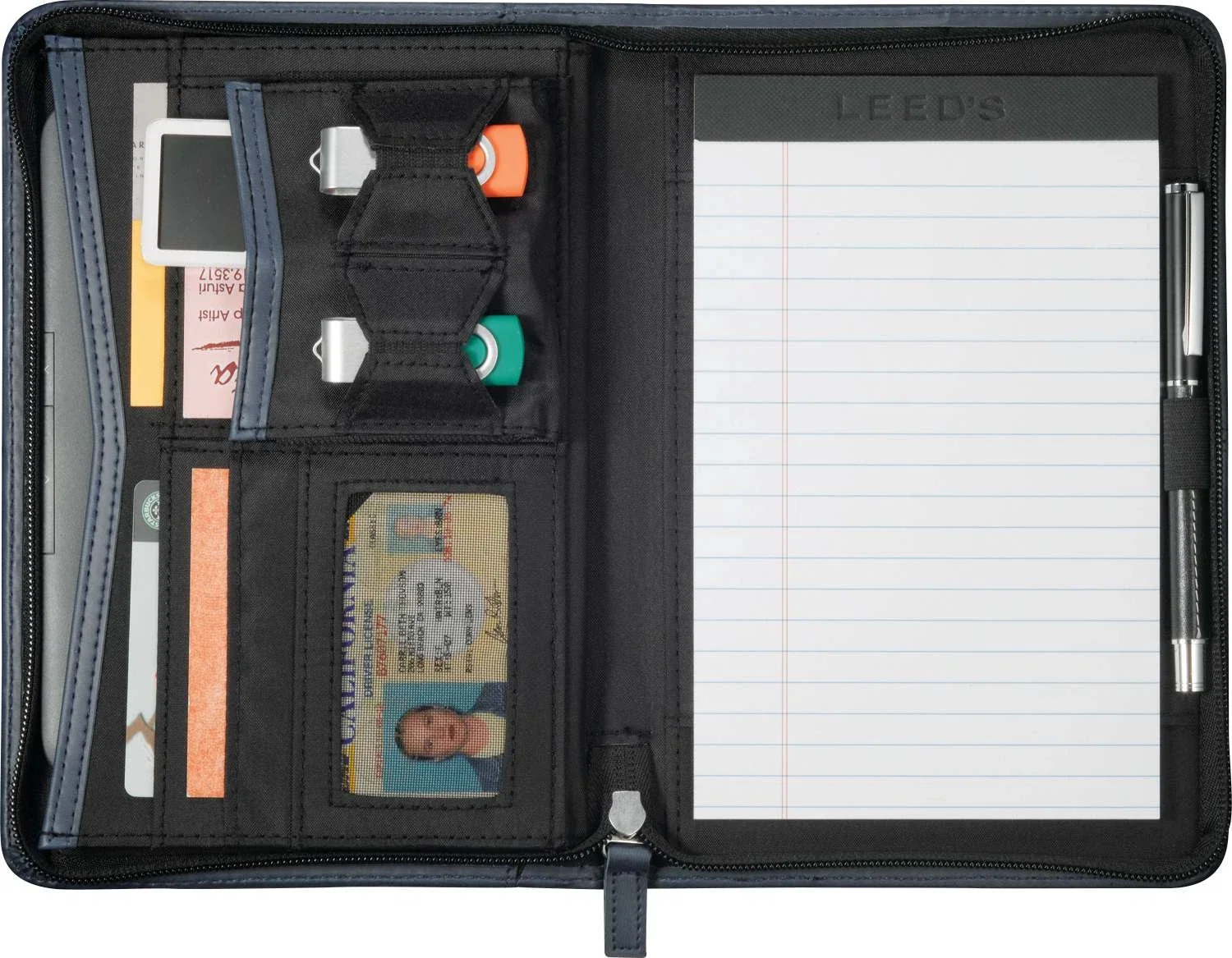 Pedova™ Jr. Zippered Padfolio with FSC® Mix Paper — view 17