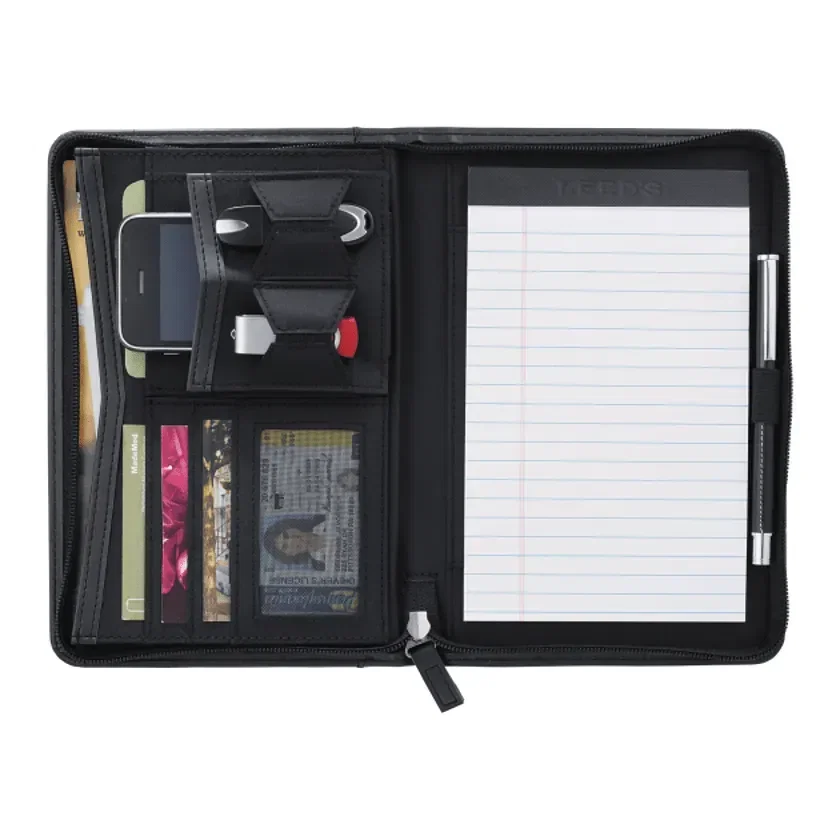 Pedova™ Jr. Zippered Padfolio with FSC® Mix Paper — view 2