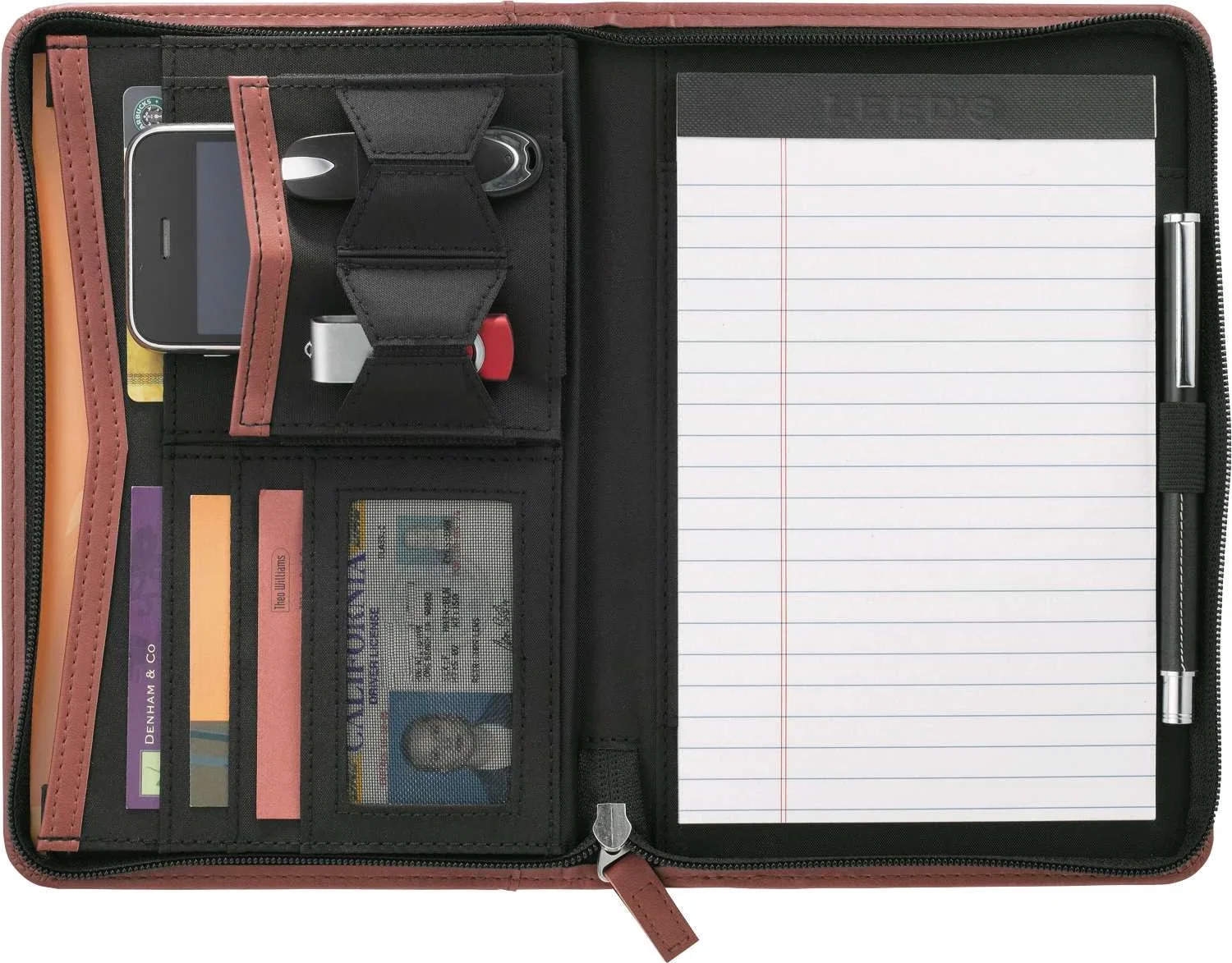 Pedova™ Jr. Zippered Padfolio with FSC® Mix Paper — view 20