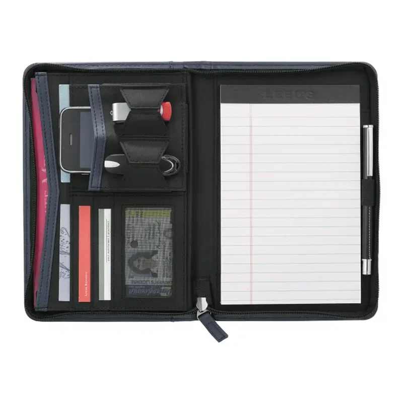 Pedova™ Jr. Zippered Padfolio with FSC® Mix Paper — view 5