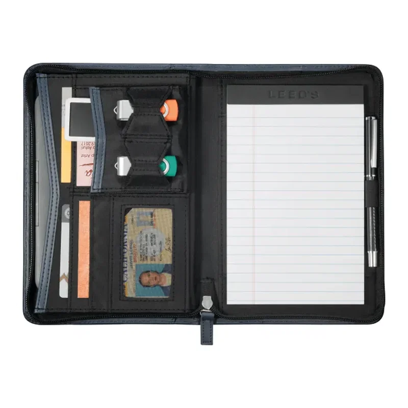 Pedova™ Jr. Zippered Padfolio with FSC® Mix Paper — view 7