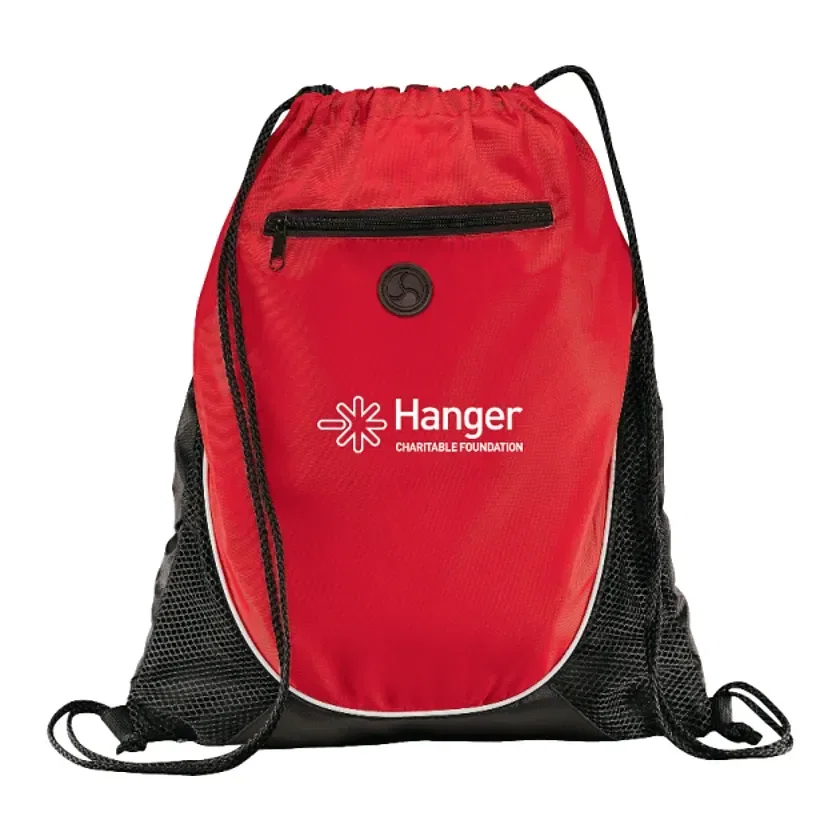 Custom Peek Drawstring Bag with Earbud Port — view 11