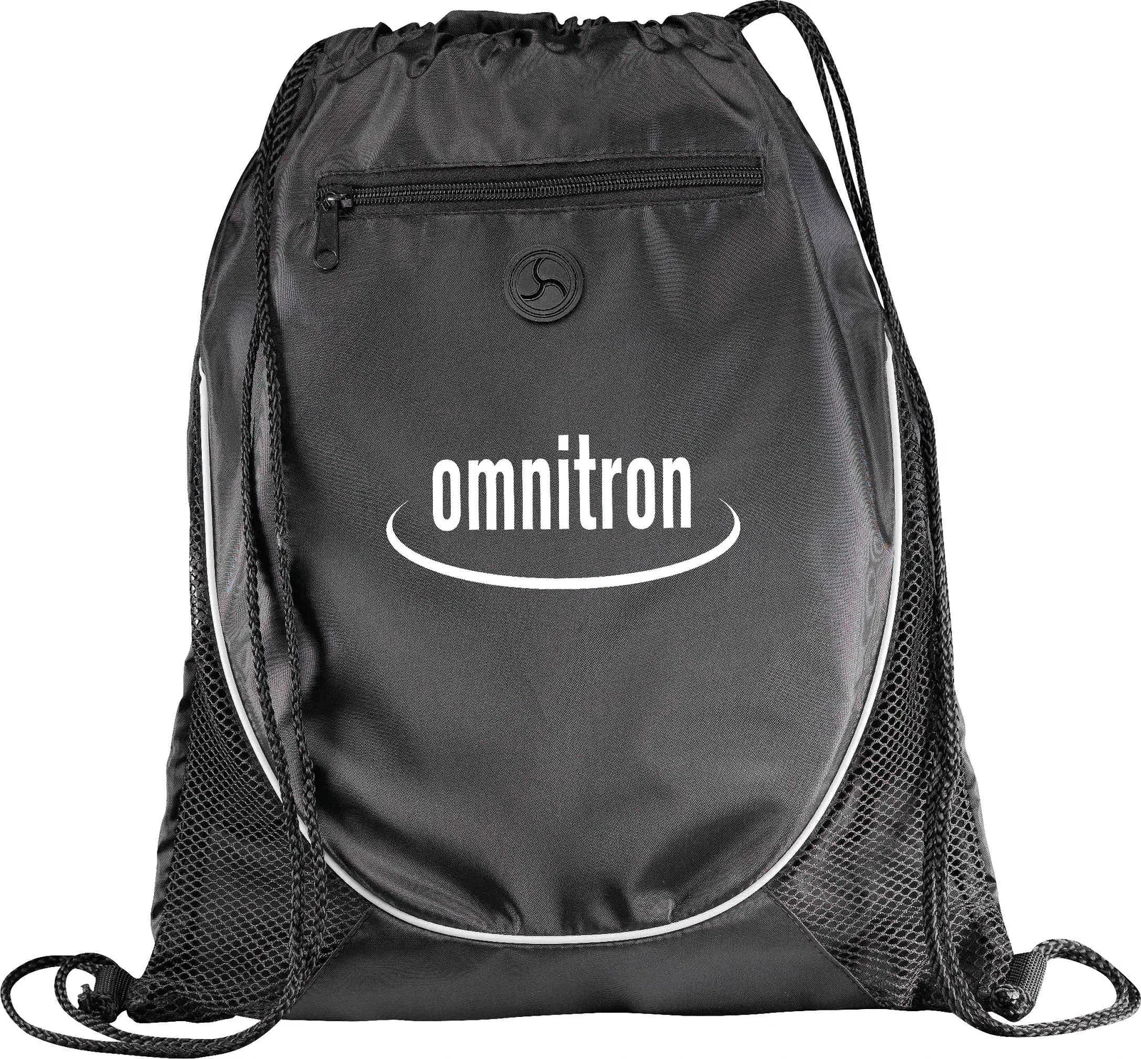 Custom Peek Drawstring Bag with Earbud Port — view 12