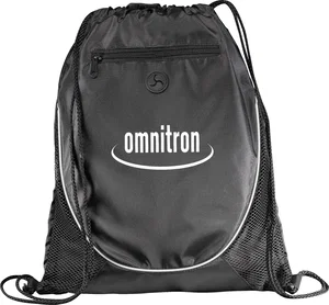 Peek Drawstring Bag with Earbud Port