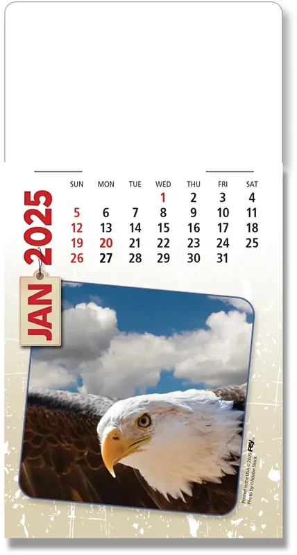 Custom Americana Calendar Pad - Peel-N-Stick®  — view 2