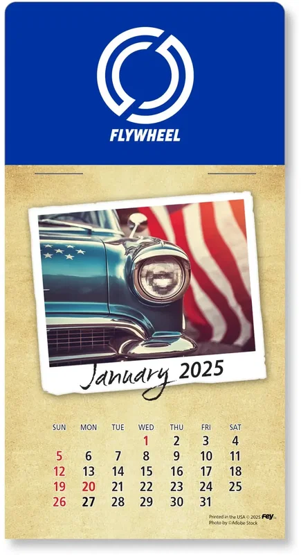 Personalized Classic Cars Peel-N-Stick Calendar Pad — view 16