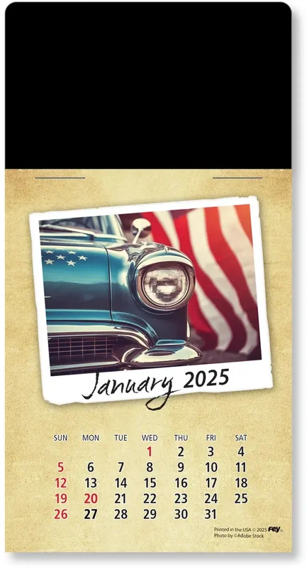 Personalized Classic Cars Peel-N-Stick Calendar Pad — view 27