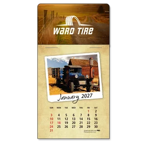 Personalized Classic Cars Peel-N-Stick Calendar Pad
