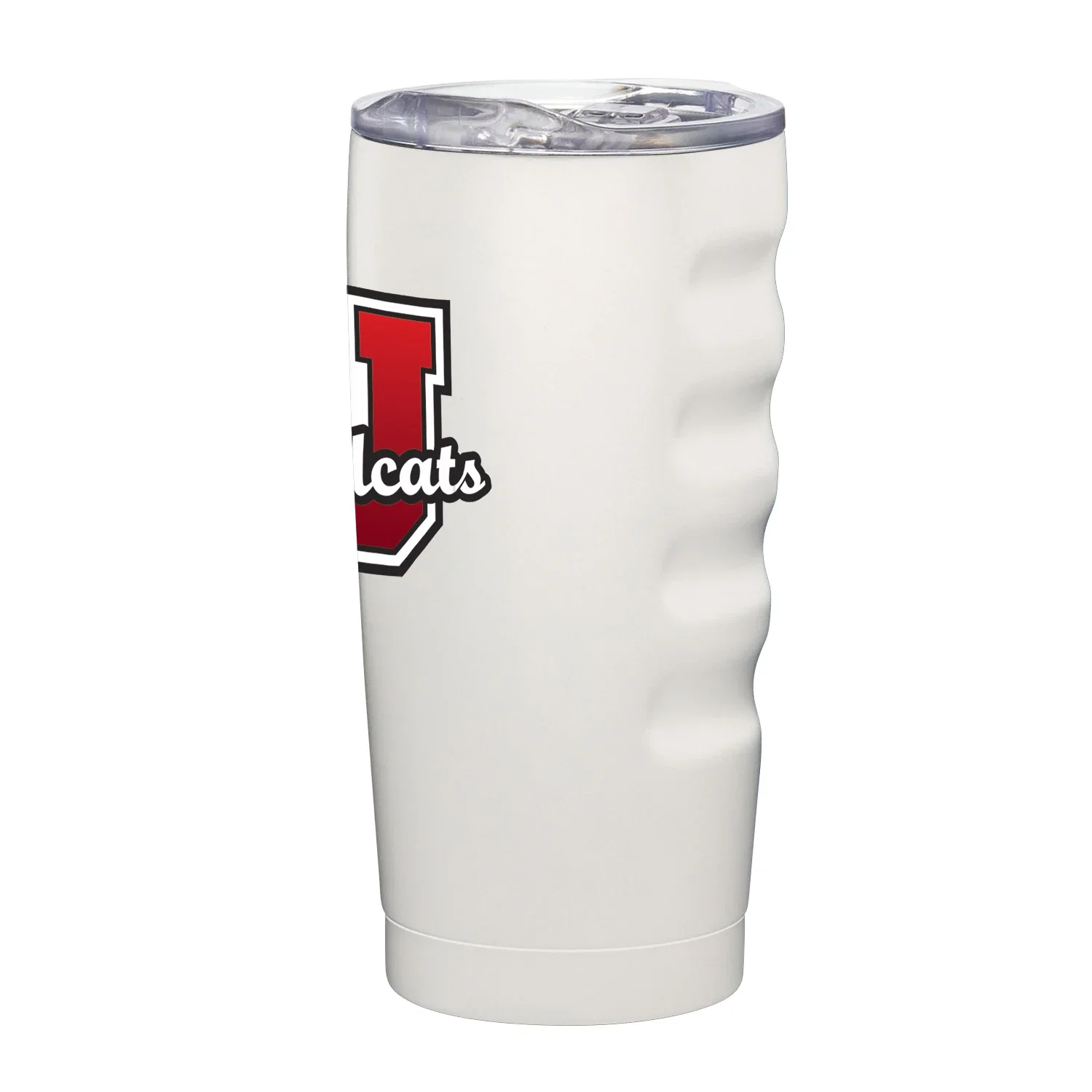 Perfect Temp 20 oz. Grip Stainless Vacuum Tumbler — White — view 3