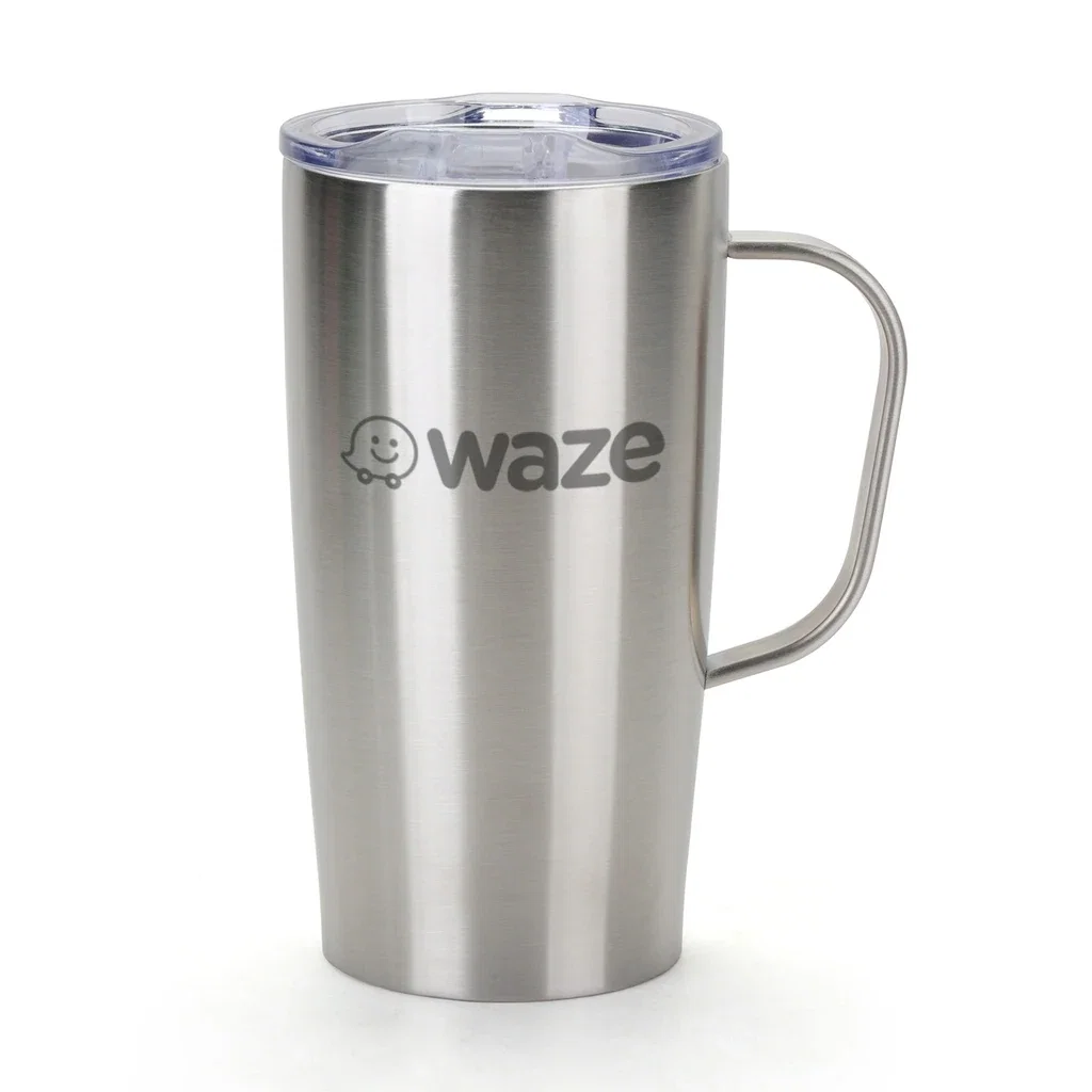 Perfect Temp 20 oz Stainless Steel Vacuum Mug — Silver — view 2