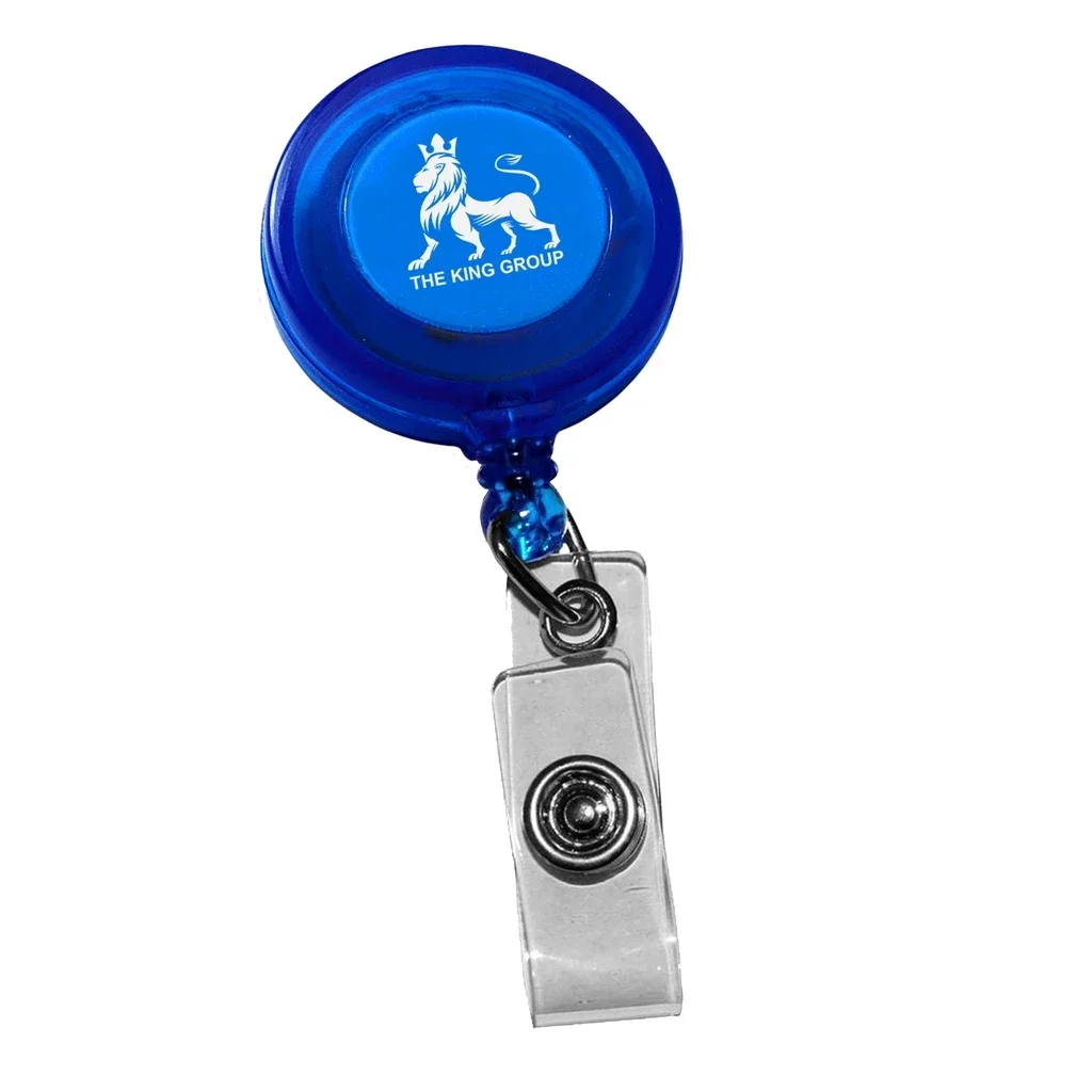 Logo Perfect Value Badge Holder — Translucent Blue — view 3