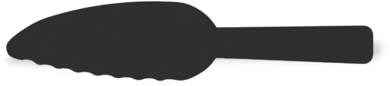 Perfection Cake & Dessert Server. Impact styrene cake and dessert server with serrated edge for bakery events, view 3