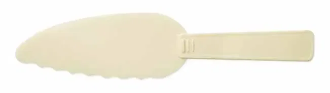 Perfection Cake & Dessert Server. Impact styrene cake and dessert server with serrated edge for bakery events, view 4