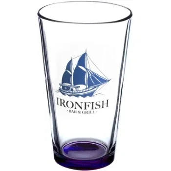 Personalized 16 oz. Imported Pint Glasses (2 color imprint) — view 2