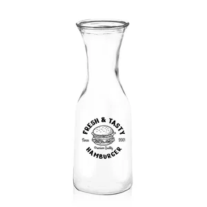 Personalized Clear Glass Carafe - 34 oz.
