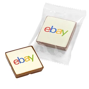 Personalized Belgian Chocolate Square Bites