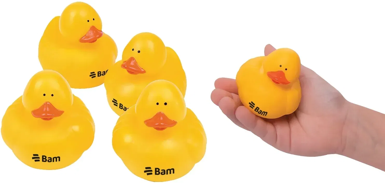 Personalized Colorful Rubber Duck — view 2