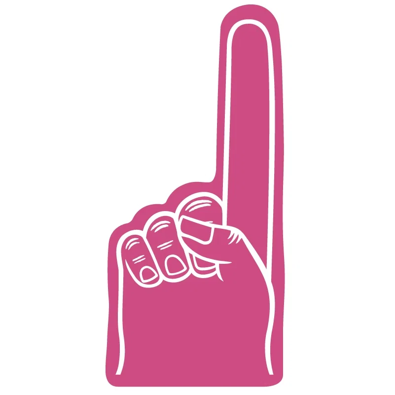 Personalized Number #1 Foam Finger 16" — view 17