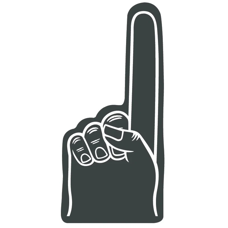 Personalized Number #1 Foam Finger 16" — view 3