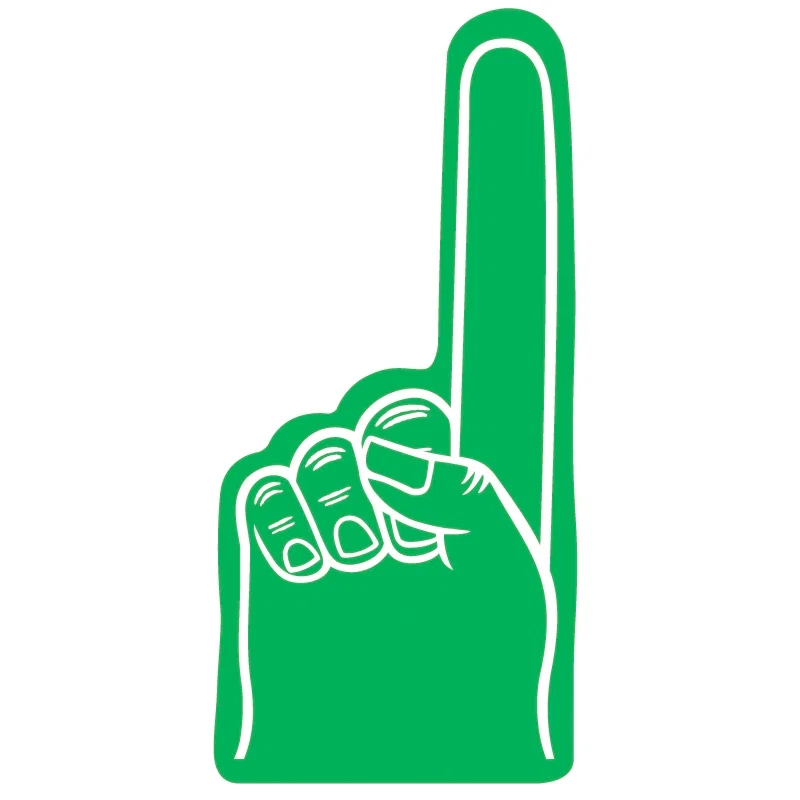 Personalized Number #1 Foam Finger 16" — view 8