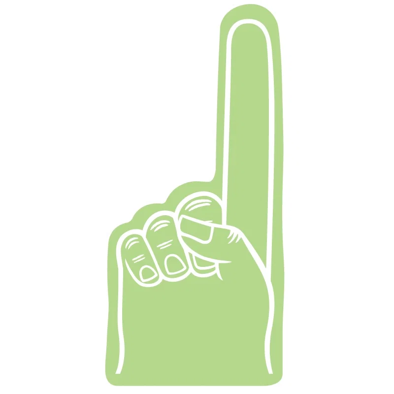 Personalized Number #1 Foam Finger 16" — view 9