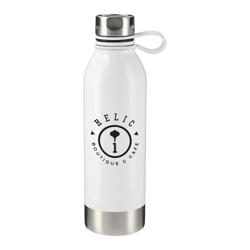 Perth Single-Walled Stainless Steel 25oz Sports Water Bottle — view 7