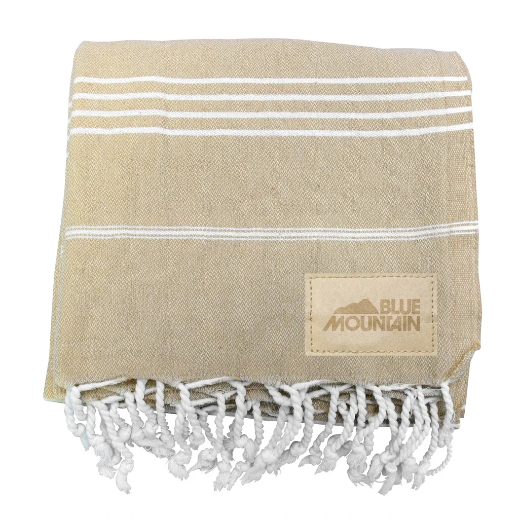 Peshtemal Turkish Towel — Tan — view 3