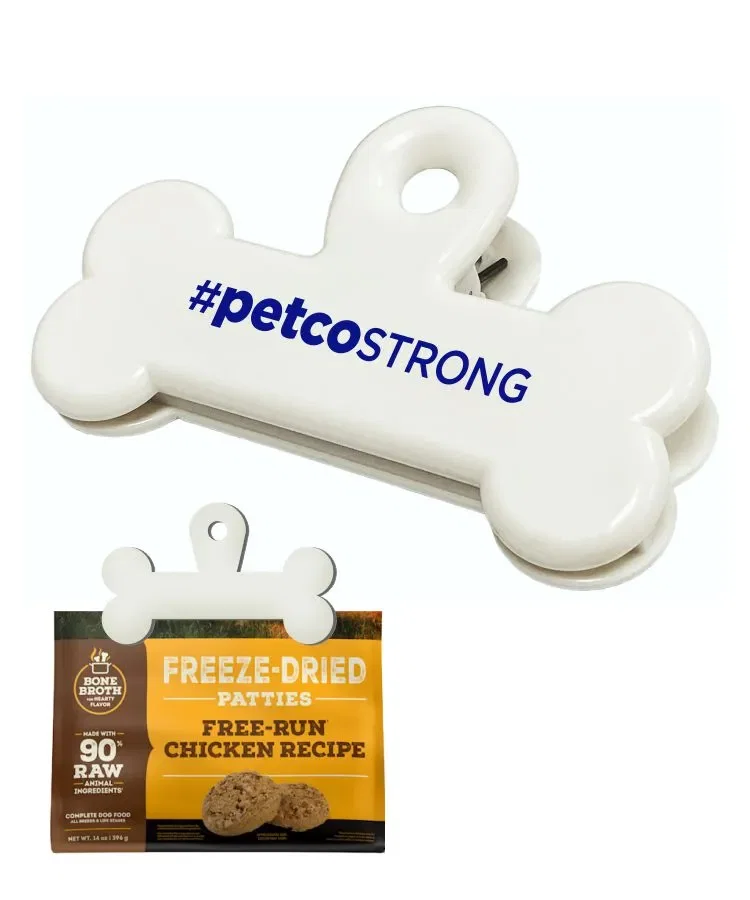 Pet Food Bag Sealing Bone Shaped Clip