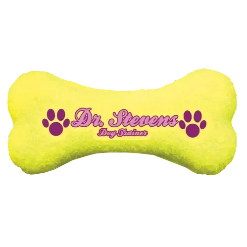 Pet Products Toy Bone Shaped Tennis Balls — view 3