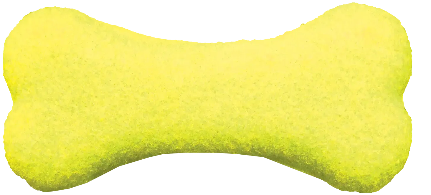 Pet Products Toy Bone Shaped Tennis Balls — view 4