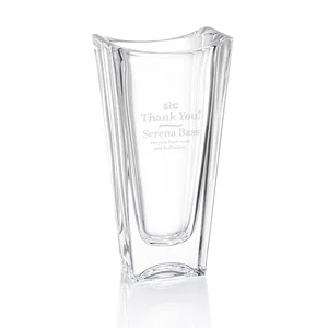 Personalized Crystal Vase with Unique Design
